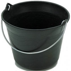 SEAU DE MAÇON 11L NOIR...