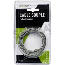 CABLE SOUPLE L.2.5M D.2MM...