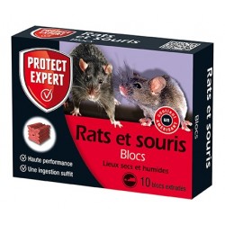 Raticide Rats et Souris-Souricide foudroyant, Mort aux Rats Puissant  intérieur et extérieur