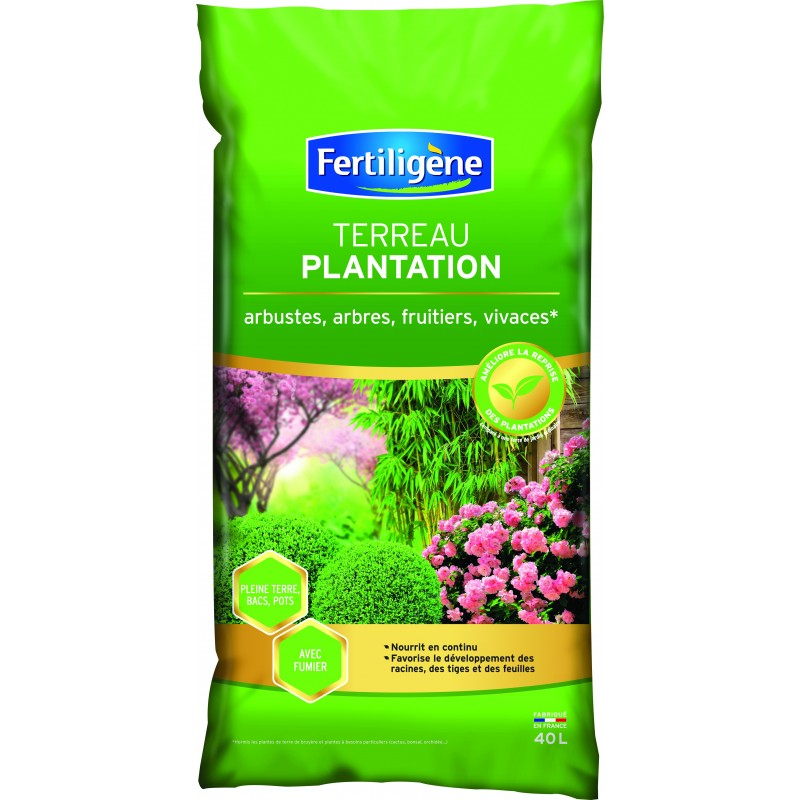 TERREAU PLANTATION FERTILIGENE 40L TERREAU PLANTATION FERTILIGENE 40L