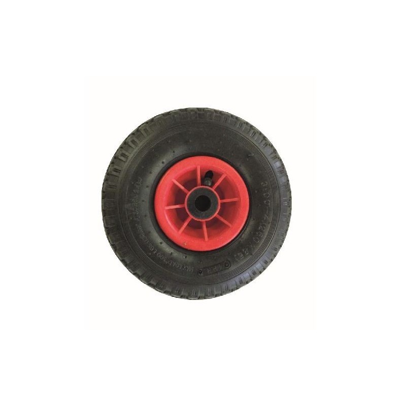 Roue gonflable diable 260x85mm (3.00-4) à rouleaux alésage 20mm