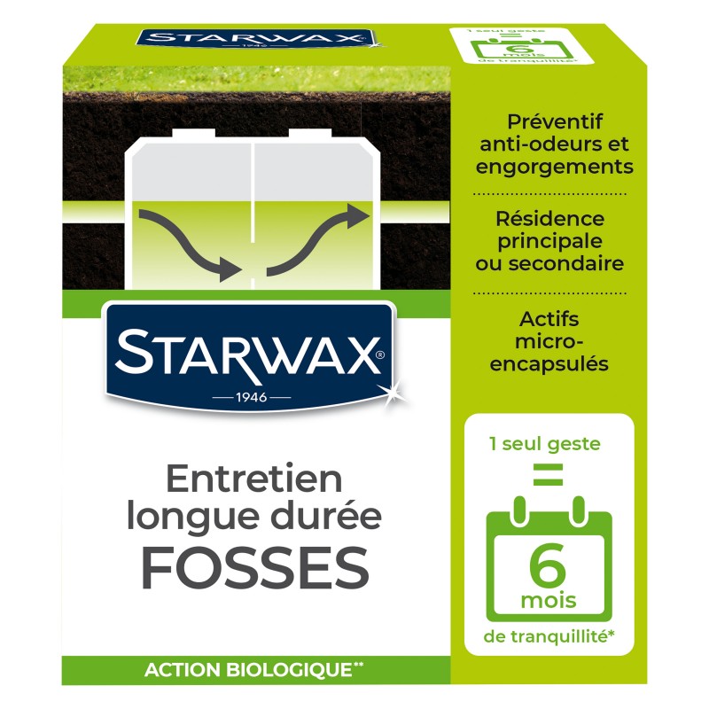 Eau de javel entretien canalisations Starwax, 1 litre