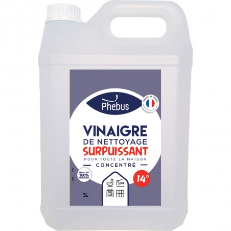 AGIR TOUS ENSEMBLE - Vinaigre ménager et jardin 14 degrés 5L