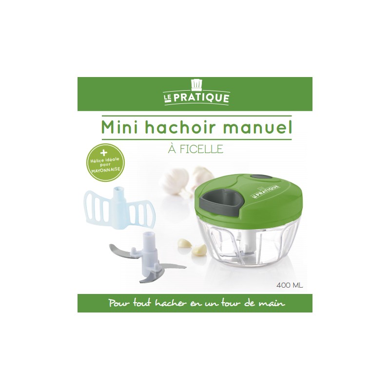 MINI HACHOIR A FICELLE 400 ML - LE PRATIQUE