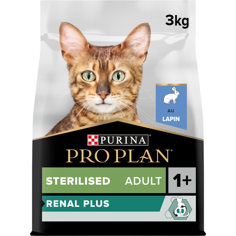 CROQUETTES CHATS STERILISED LAPIN 3KG - PURINA PROPLAN