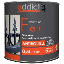 PEINTURE ADDICT FER BRUN...