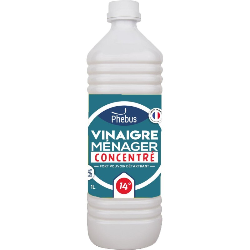 lot de 12 Vinaigre ménager 1 L - 14°