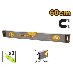 NIVEAU À BULLE AIMANTÉ 60CM...