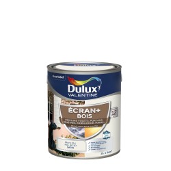 ECRAN+ BOIS SATIN 2L BLANC PUR