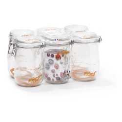 6 BOCAUX 1 L Ø 85 MM - LE...