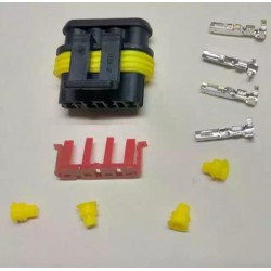 CONNECTEUR MALE 4 VOIES