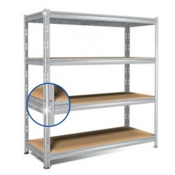 ÉTAGÈRE MÉTAL 80X160X60CM -...