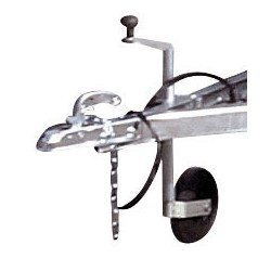 ROUE JOCKEY COMPLETE AVEC FIXATION COLLIER D 34