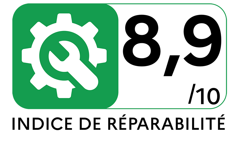 Indice de réparabilité : 8-9