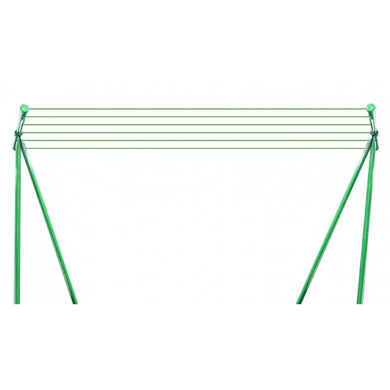 ETENDOIR A LINGE VERT KICLO 6 FILS 50M