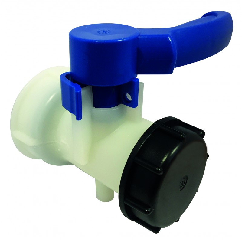 BOOPARTS - Raccord Adaptateur Pour Cuve IBC 2" (S60 X 6) 1/2" (15/21) Bouchon Connecteur Pour