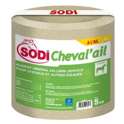 SEL À LÉCHER CHEVAL'AIL 5KG...