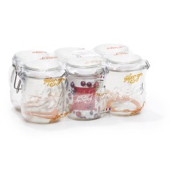 6 BOCAUX 0.75 L Ø 85 MM -...