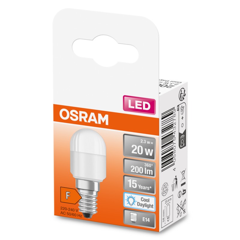 Ampoule LED SMD E14 Mini tube Dépolie 2.30 W : 20 W Blanc très froid 6500 K  - OSRAM