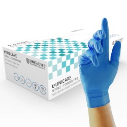 GANTS NITRILES BLEU X100