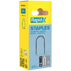 Agrafes câbles n°7/14 mm de...