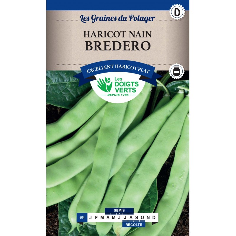 HARICOT NAIN MANGETOUT BREDERO 250G catD