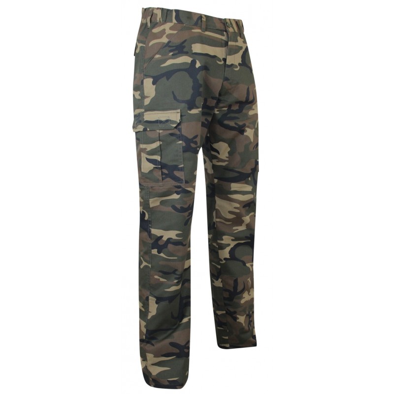 PANTALON POLYCOTON CAMOUFLÉ