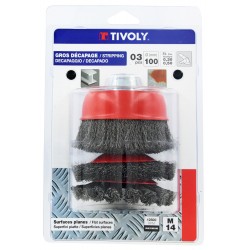 KIT 1 BROSSE COUPE Ø100MM +...