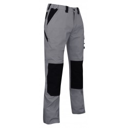 PANTALON BICOLORE GRIS...