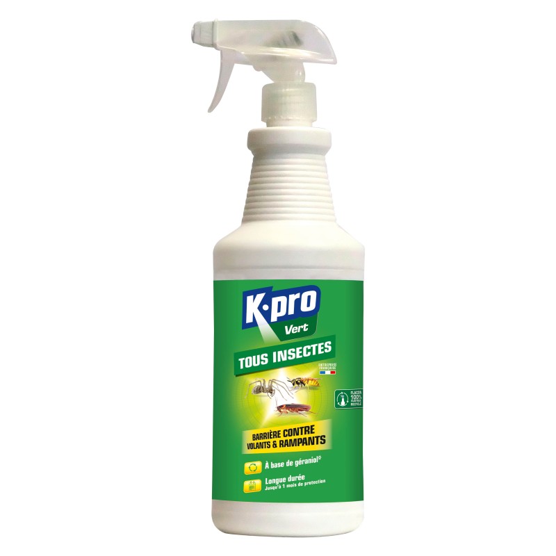 Répulsif spray BLOQ'INSECTES 1L - Anti insectes volants et rampants