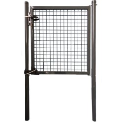 PORTILLON EN FER GRIS H.1M...