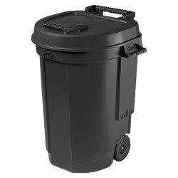 POUBELLE 110L ROULETTES...