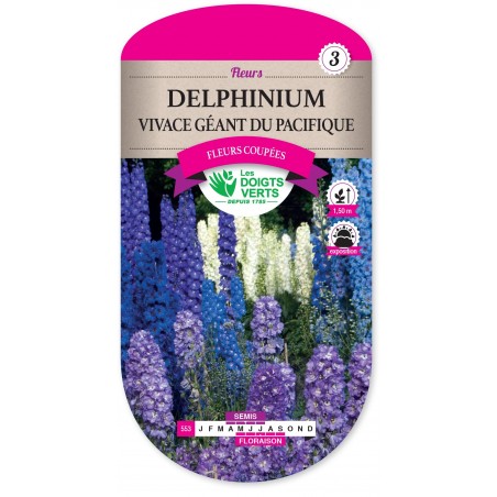 DELPHINIUM VIVACE GEANT PACIFI cat3 DELPHINIUM VIVACE GEANT PACIFI cat3