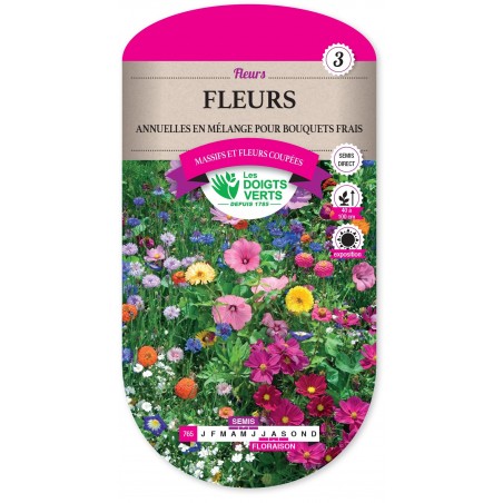 FLEURS ANNUELLES BOUQUET FRAIS cat3 FLEURS ANNUELLES BOUQUET FRAIS cat3