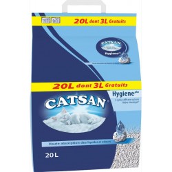 LITIERE HYGIENE PLUS CATSAN 20 L DONT 3 L GT