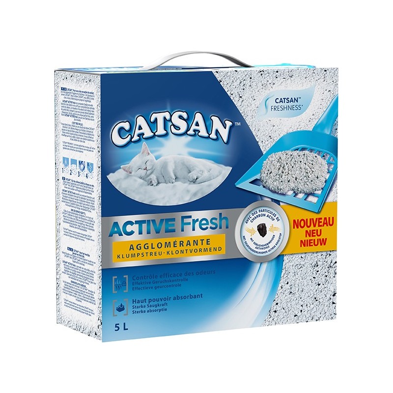 LITIÈRE ACTIVE FRESH CATSAN 5L