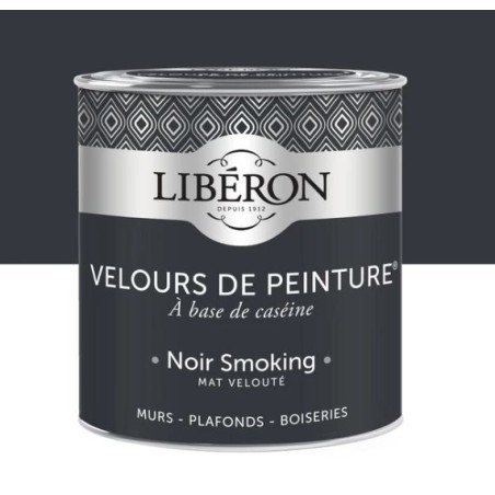 VELOURS DE PEINTURE NOIR SMOKING 0.5L