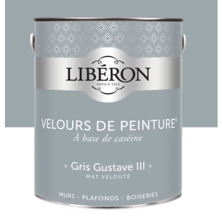 VELOURS DE PEINTURE GRIS GUSTAVE III 2.5L