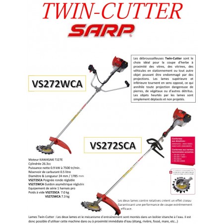 DEBROUSSAILLEUSE SARP VS272WCA KAWASAKI