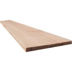 VOLIGE A FEUILLURE MI BOIS BRUTE