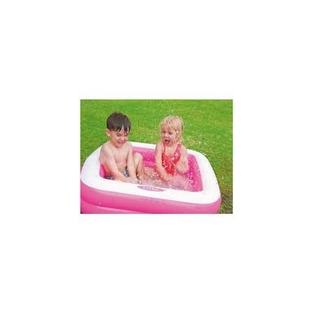 PISCINE BOUDIN CARREE 85X85X23CM FOND GONFLABLE