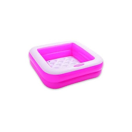 PISCINE BOUDIN CARREE 85X85X23CM FOND GONFLABLE