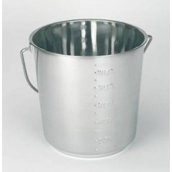 SEAU ACIER INOXYDABLE 5,7L EVASE