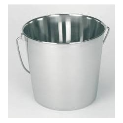 SEAU ACIER INOXYDABLE 8,5L EVASE