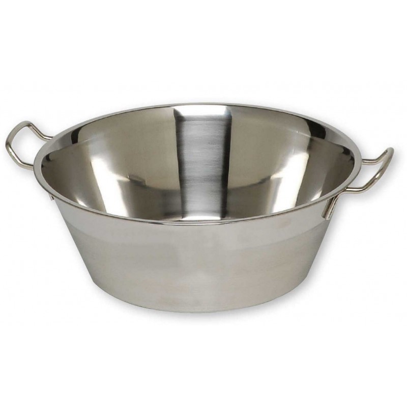 BASSINE A CONFITURE INOX D.38 9L 2 ANSES BASSINE A CONFITURE INOX D.38 9L 2 ANSES