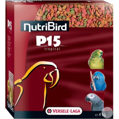 ALIMENT PERROQUET P15 4kg TROPICAL MULTICOLORES ALIMENT PERROQUET P15 4kg TROPICAL MULTICOLORES