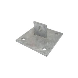 Platine galvanisée jambe de...