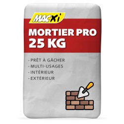MORTIER PRÊT À L'EMPLOI 25KG