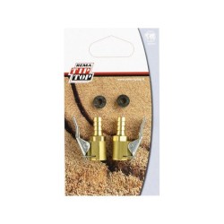 2 RACCORDS TUYAU D 7MM +...