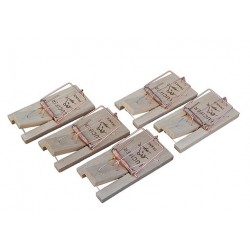 TAPETTE À SOURIS SOCLE BOIS X5